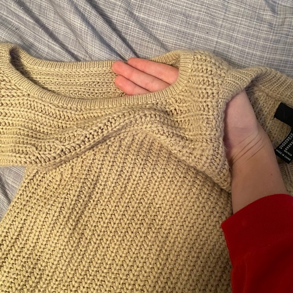 Forever 21 Cold Shoulder Sweater - Picture 3 of 4